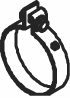 DINEX 49916 Clamp, exhaust system